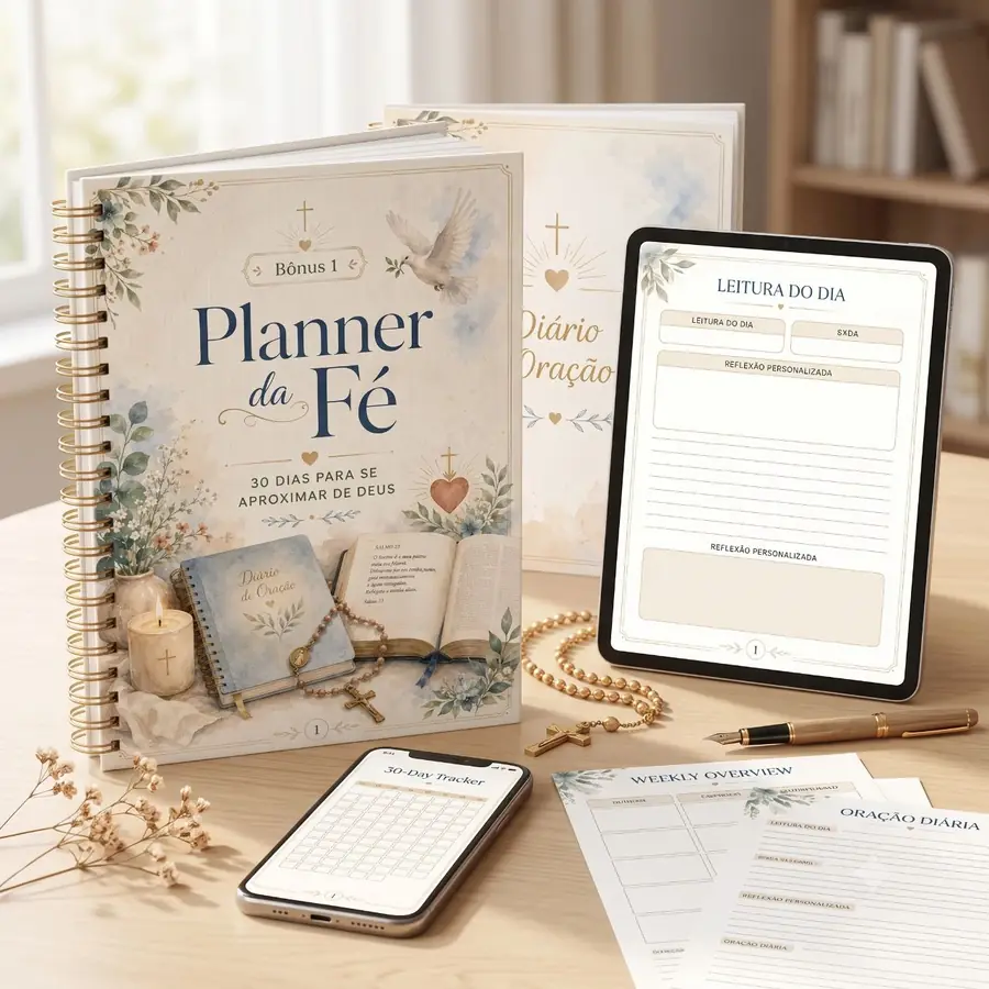 Planner da Fé · 30 dias para se aproximar de Deus