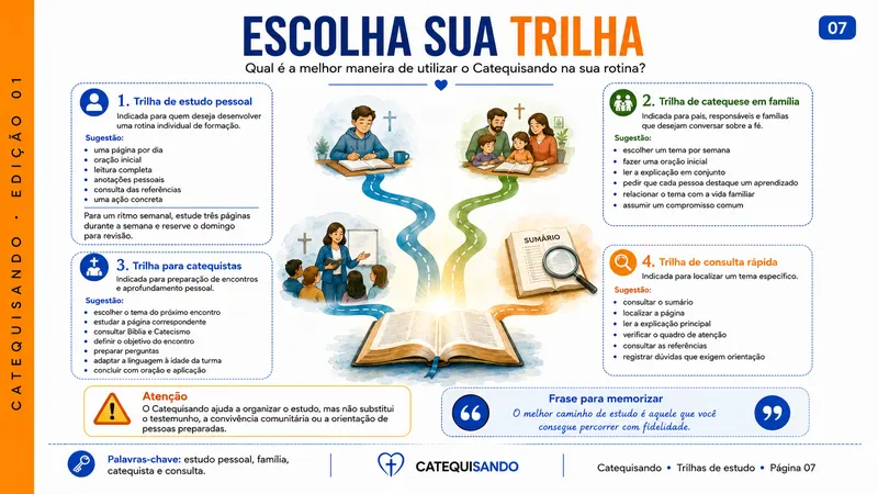 Página 07 — Escolha sua trilha